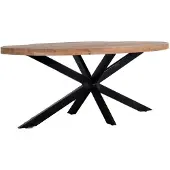 Giga Meubel Eettafel Mansour Ovaal Mangohout 220cm