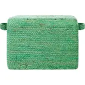 Beliani DHADAR - Poef-Groen-Jute