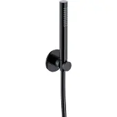 Hotbath Ace AC443 Handdoucheset - Gepolijst Zwart Pvd - Messing - Kranen, Douchekranen, Handdouches - 8720847739568 - Kranen, Douchekranen, Handdouches
