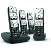 Gigaset A690A Quattro zwart - Telefoon, Telefoon, Zwart