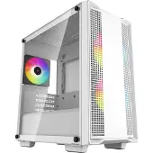 DeepCool PC-behuizing - - R-CC360-WHAPM3-G-1 - CC360 - ARGB wit