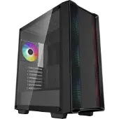DeepCool PC behuizing - - CC560 ARGB V2 (Zwart) - Mid tower - ATX-formaat - Geoptimaliseerde luchtcirculatie