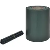 vidaXL Privacystrip 70x0,19 m PVC groen