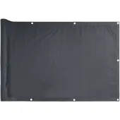 vidaXL Balkonscherm 90x300 cm oxford stof antraciet