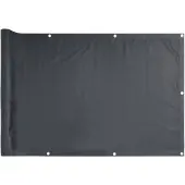 vidaXL Balkonscherm 75x300 cm oxford stof antraciet