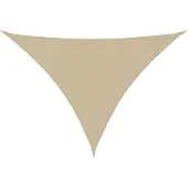 vidaXL Zonnescherm driehoekig 5x5x6 m oxford stof beige