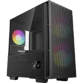 DeepCool PC Behuizing - - CH360 Digital - Zonder voeding - Mini toren - M-ATX formaat - Zwart