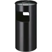Vepa Bins Prullenbak met asbak 50 l 32 x 69 cm Zwart