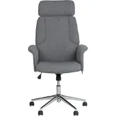Beliani PILOT - Bureaustoel-Zilver-Polyester