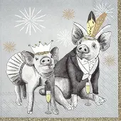 IHR Servetten "Party Pigs" 33x33 cm