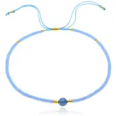 Deja Jewels Deja Armband Miyuki Glas kralen - Blue