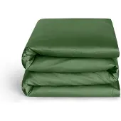 Yumeko Kinderdekbedovertrek Katoensatijn 100x135 Groen - Eco, Bio & Fairtrade