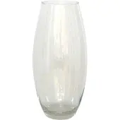 Gerimport Bloemenvaas - helder glas - D17 x 37 cm - Vazen