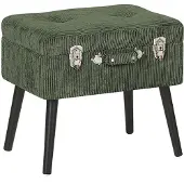 Beliani MALLARD - Hocker-Groen-Corduroy