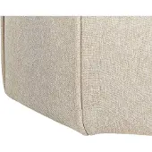 Beliani WISHEK - Poef-Beige-Linnen
