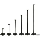 BREG Dekzeil - afdekzeil - steunpaal - Hoogte: 30 < > 140 cm