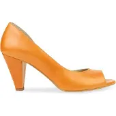 Noë Shoes Nicolina Peeptoe Pumpkin