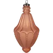 Clayre & Eef Kerstbal Overig Ø 14x26 cm Oranje Glas Kerstballen