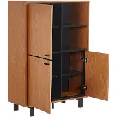 Beliani PARAMOUNT - Sideboard-Lichte houtkleur-Vezelplaat