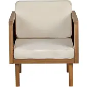 Beliani BARATTI - Tuinstoel-Lichte houtkleur-Acaciahout