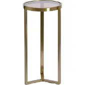 Light & Living Zuil Ø30x60,5 cm RETIRO glas bruin-licht goud (Goud, 30x30x60.5cm)