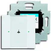 Busch-Jaeger BJ Bedieningspaneel 1f met aangesloten buskoppelaar KNX (artikelnummer 6125/01-84)
