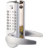 Maasland codeslot NK7500, mechanisch, mat zilver