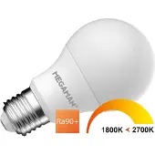 Megaman Led lamp E27 | Peer | (8.2W, 810lm, 1800K - 2700K, Dimbaar)