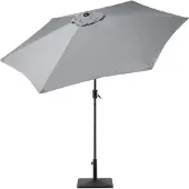 Beliani VARESE - Parasol - Grijs - 270 cm - Polyester