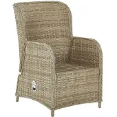 Beliani PONZA - Loungeset-Natuurlijk-PE rotan