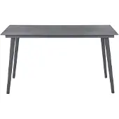 Beliani MILETO - Tuintafel-Grijs-Aluminium