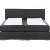 Beliani President - Boxspring - Zwart - 180 x 200 cm