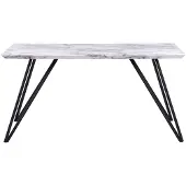 Beliani MOLDEN - Eettafel-Wit-MDF