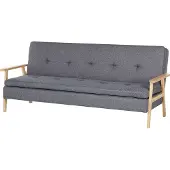 Beliani TJORN - Driezitsbank-Grijs-Polyester