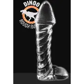 Dinoo - Dildo - Irritator - 29 x 7,6 cm - Transparant