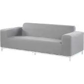 Beliani ROVIGO - Loungeset-Grijs-Polyester