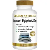Golden naturals 2x Magnesium Bisglycinaat 300mg Vegan 180 tabletten