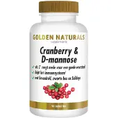 Golden naturals 2x Cranberry & D-mannose 90 vegacapsules