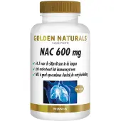 Golden naturals 2x NAC 600mg 90 vegacapsules