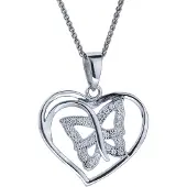 Orphelia Dames 925 Sterling Zilveren Ketting met Hanger - Zilver ZH-4878