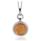 Orphelia Hanger + Ketting Rose Gold Sheet Zirconiumonum ZH-4820/1