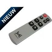 Seki Medium - Universele afstandsbediening - Zelflerend met grote toetsen - Zilver
