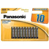 Panasonic Alkaline Power AAA Alkaline Batterijen 120 Stuks
