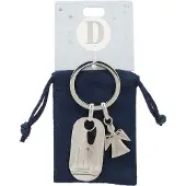 Depesche - Beschermengel sleutelhanger met letter D