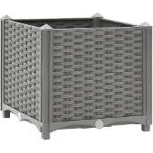 vidaXL Plantenbak verhoogd 40x40x38 cm polypropeen