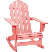 vidaXL Schommelstoel Adirondack massief vurenhout roze