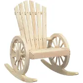 vidaXL Schommelstoel Adirondack massief vurenhout