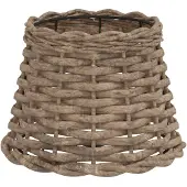 vidaXL Lampenkap Ø20x15 cm wicker bruin