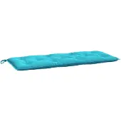 vidaXL Tuinbankkussen 120x50x7 cm stof turquoise