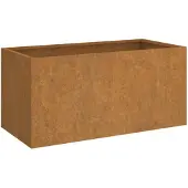 vidaXL Plantenbak 62x30x29 cm cortenstaal